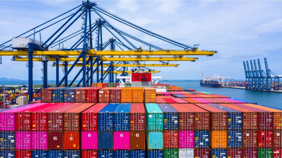 Plats för att skicka container från Kina sjöfrakt.